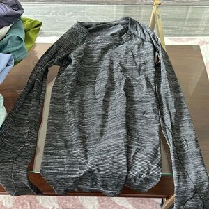 LULU SWIFTLY LONG SLEEVE GREY/BLACK SIZE 4